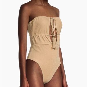 Ramy Brook Marta Glittery One-Piece Swimsuit